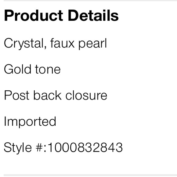 New BETSEY JOHNSON Pearly Bow Crystal Earrings - Picture 9 of 10